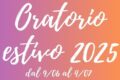 Oratorio estivo 2025